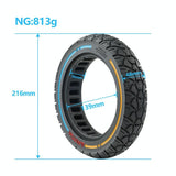 Universal 9.5 Electric Scooter with Off-road Tire - 230 x 50 - Colourful - Close-Up Angle
