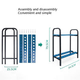 Golf Club Display Stand 18-Hole Double-Layer Rack 18 Rod Position - Top-Down View