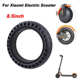 8.5 Electric Scooter Tire for Xiaomi Mijia M365 / M365 Pro - Honeycomb Anti-explosive Rubber - Black - Low Angle