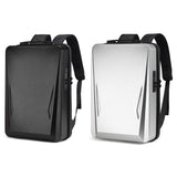 15.6-17.3 Inch Hard Shell Gaming Backpack for Men - Black - Side View
