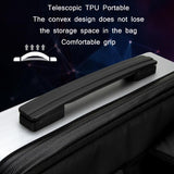15.6-17.3 Inch Hard Shell Gaming Backpack for Men - Black - 45-Degree Angle