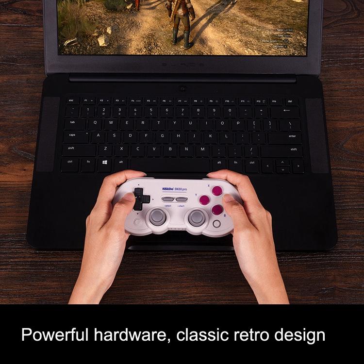 Light Gray Wireless Gamepad for Nintendo Switch