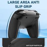 Vibration Gamepad for Switch / Android / Apple / Pc - Tooth Design - Black