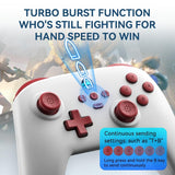 Vibration Gamepad for Switch / Android / Apple / Pc - Tooth Design - Black