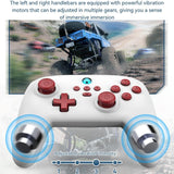 Vibration Gamepad for Switch / Android / Apple / Pc - Tooth Design - Black