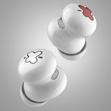 Wireless Anc Bluetooth Gaming Earbuds with Active Noise Reduction - Black - Top-Down View