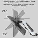 Gas Spring Wall-mounted Monitor Stand - Factory Design - Rear View