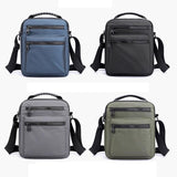 Men Oxford Cloth Crossbody Chest Bag Sporty And Versatile - Navy Blue - Side View