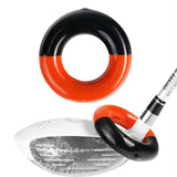Adjustable Golf Club Head Weighting Device - Black / Red - Front View