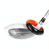 Adjustable Golf Club Head Weighting Device - Black / Red - Rear View