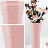 3-piece Plastic Hydroponic Vase Set for Creative Home Decor - White - Top-Down View