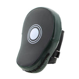 Green Leather Arc Boxer Training Hand Target - Front View