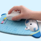 Cartoon Silicone Mouse Pad Wristband - Dog - 45-Degree Angle