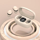 Wireless Mini Tws Earbuds with Noise Reduction and Long Battery Life - Skin Colour - Side View