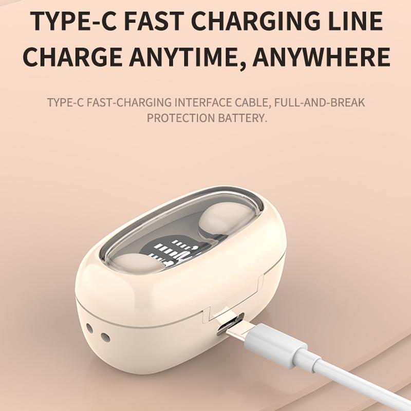 Wireless Mini Tws Earbuds with Noise Reduction and Long Battery Life - Skin Colour