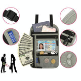 Rfid Passport & Certificate Protection Cover - Black - Top-Down View