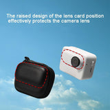 Portable Insta360 Go 3 Mini Body Bag with Carabiner - Black - Rear View