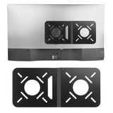 Universal Vesa Mount for Computer Monitor Router and Tablet - Black - Front View