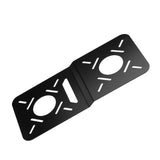 Universal Vesa Mount for Computer Monitor Router and Tablet - Black - Side View