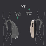 Expandable Business Backpack For Men Black - Extra Image