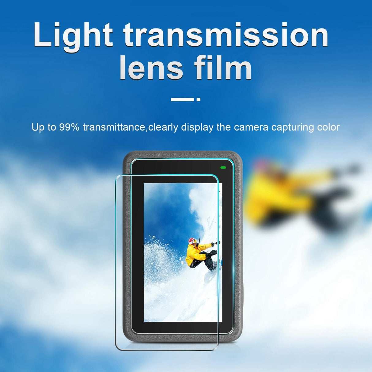 Tempe Glass Lens Protector for Dji Action - 3-in-1 Set