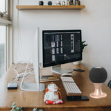 Desktop Speaker Bracket for Apple Home Pod Mini - Silver