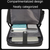 Business Backpack - Waterproof Compact Design - Low Angle