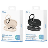 Wireless Bluetooth Earphones with Led Display - Zga Gs08 - Black