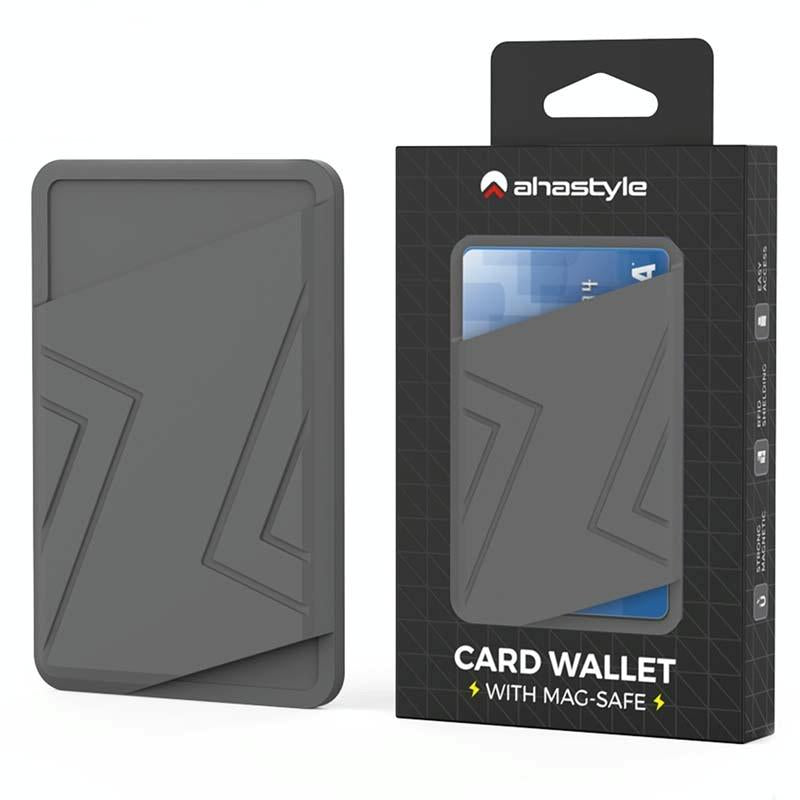 Silicone Adhesive Card Case Black - Blue