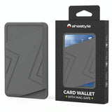 Silicone Adhesive Card Case Black - Blue - Low Angle