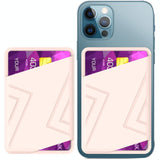 Silicone Adhesive Card Case Black - Blue