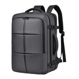 Large Capacity Expandable Business Backpack - Black - Extra Image