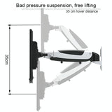 Telescopic Wall-mounted Monitor Stand - Factory Colour - Rear View