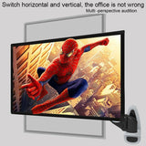 Telescopic Wall-mounted Monitor Stand - Factory Colour - Close-Up Angle