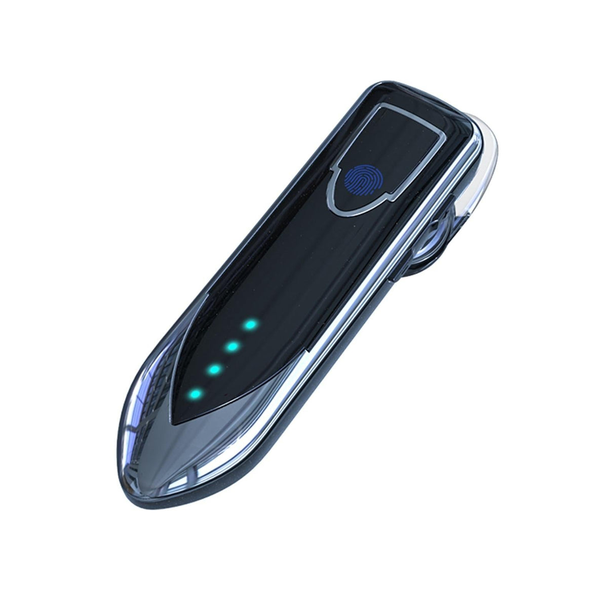 Business Style Bluetooth 5.0 Earphone with Touch Switch - Black