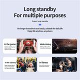 Business Style Bluetooth 5.0 Earphone with Touch Switch - Black - Extra Image
