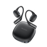 Black Open Wireless Bluetooth Earphones - Ysp18 Ows - Front View