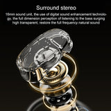 Black Open Wireless Bluetooth Earphones - Ysp18 Ows - Extra Image