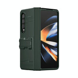 For Samsung Galaxy Z Fold4 5G Anti-Fall King Kong Phone Case - Black