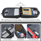 Expandable Usb Laptop Backpack for Business Travel - Black - Extra Image