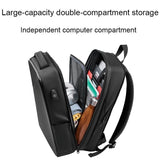 Expandable Usb Laptop Backpack for Business Travel - Black - Extra Image