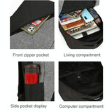 Versatile 3-in-1 Usb Business Bag - Compact and Functional - Red - Rear View