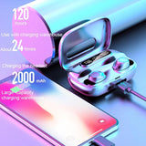Black True Wireless Bluetooth Earbuds - 45-Degree Angle
