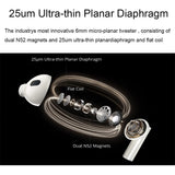 Wireless Bluetooth Earphones with 3d Spatial Sound and Active Noise Reduction - Gold White - Low Angle