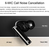 Wireless Bluetooth Earphones with 3d Spatial Sound and Active Noise Reduction - Gold White - Extra Image