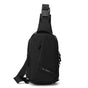 Oxford Cloth Chest Bag Shoulder Messenger - Black