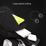 Oxford Cloth Chest Bag Shoulder Messenger - Black - Extra Image