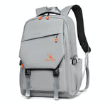Travel-ready Waterproof Double Shoulder Backpack - Black