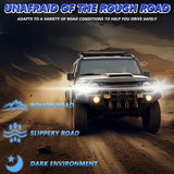 14W 9 - 30V 6 Inch Long Waterproof Car Work Headlight With Wire Set - Extra Image