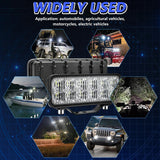 14W 9 - 30V 6 Inch Long Waterproof Car Work Headlight With Wire Set - Extra Image